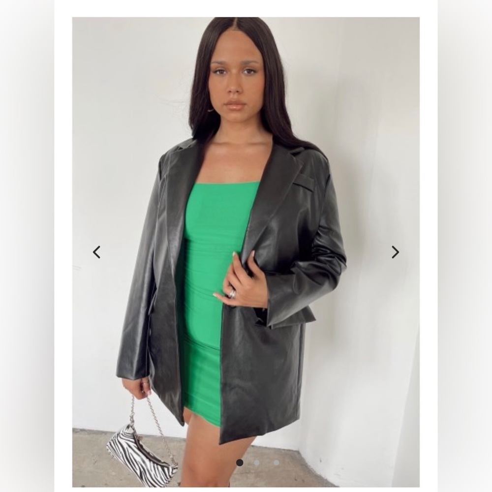 NWT Princess Polly Faux leather jacket